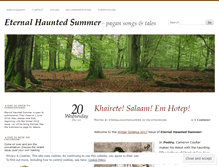 Tablet Screenshot of eternalhauntedsummer.com
